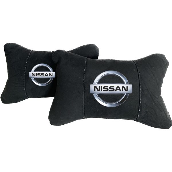 Luksusowe poduszki samochodowe z Alcantary - Nissan